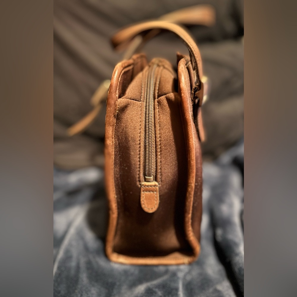 Coach Vintage 6221 Neo Compartment Satchel  (Mahogany) - GUC - Picture 7 of 13